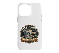 I Fix The Air Funny HVAC Technician Vintage HVAC Tech Case for iPhone 14 Pro Max