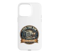 I Fix The Air Funny HVAC Technician Vintage HVAC Tech Case for iPhone 15 Pro Max
