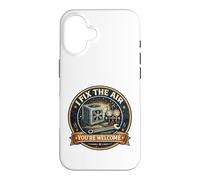 I Fix The Air Funny HVAC Technician Vintage HVAC Tech Case for iPhone 16