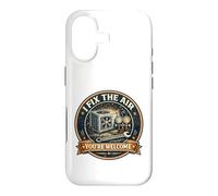 I Fix The Air Funny HVAC Technician Vintage HVAC Tech Case for iPhone 17