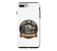 I Fix The Air Funny HVAC Technician Vintage HVAC Tech Case for iPhone 7 Plus/8 Plus