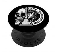 I Fix What Your Husband broke Plumber Funny Saying PopSockets Adhesive PopGrip