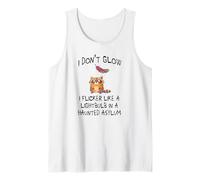 I Flicker Like a Lightbulb in a Haunted Asylum, Weird Racoon Tank Top