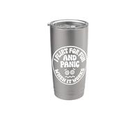 I Flirt for Fun and Panic When It Works Funny Stainless Steel Insulated Tumbler