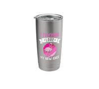 I Flocking Love My New Knee - Knee Replacement Stainless Steel Insulated Tumbler