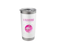 I Flocking Love My New Knee - Knee Replacement Stainless Steel Insulated Tumbler