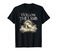 I Follow The Lamb - Christian Spiritual Light Design T-Shirt