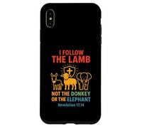 I Follow The Lamb Not Donkey or Elephant Christian Faith Case for iPhone XS Max