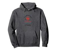 I Followed My Heart To The Beach Summer Love Quote Pullover Hoodie, Adult Unisex, Dark Heather Grey, M