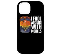 I Fool Around With Models Train Lover Diesel Locomotive Case for iPhone 14