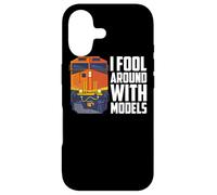 I Fool Around With Models Train Lover Diesel Locomotive Case for iPhone 17