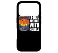 I Fool Around With Models Train Lover Diesel Locomotive Case for iPhone 17 Pro