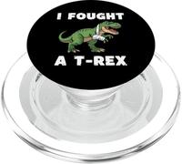 I Fought A T-Rex Dino Broken Arm Recovery PopSockets PopGrip for MagSafe