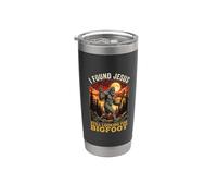 I Found Jesus Still Looking Bigfoot Stainless Steel Insulated Tumbler