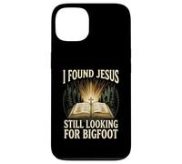 I Found Jesus Still Looking For Bigfoot Christian Faith Camp Case for iPhone 13