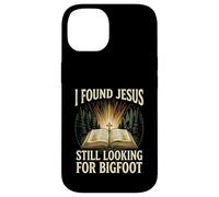 I Found Jesus Still Looking For Bigfoot Christian Faith Camp Case for iPhone 14