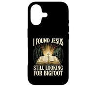 I Found Jesus Still Looking For Bigfoot Christian Faith Camp Case for iPhone 17