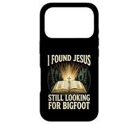 I Found Jesus Still Looking For Bigfoot Christian Faith Camp Case for iPhone 17 Pro