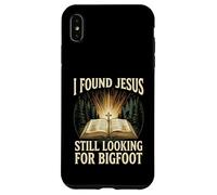 I Found Jesus Still Looking For Bigfoot Christian Faith Camp Case for iPhone XS Max