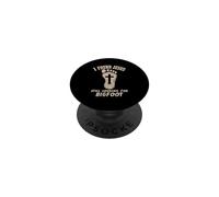 I Found Jesus Still Looking For Bigfoot Funny PopSockets Adhesive PopGrip