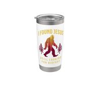 I Found Jesus Still Looking for Bigfoot Stainless Steel Insulated Tumbler