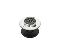 I Found Jesus Still Looking For Bigfoot Vintage Christian PopSockets Adhesive PopGrip