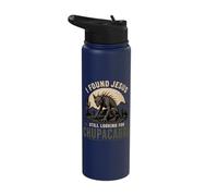 I Found Jesus Still Looking for Chupacabra Cryptid Stainless Steel Insulated Water Bottle