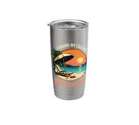 I Found My Calling Retirement Beach Sunset Stainless Steel Insulated Tumbler