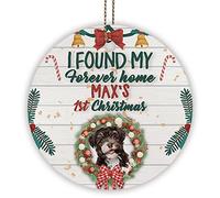 I Found My Forever Ornament Christmas Tree Decoration Double Sided Keepsake Craft For Holiday Women Girls 7.3Cm