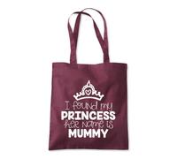 I Found My Princess Mummy Tote Shopping Bag 10 Litres Capacity 42 x 38cm