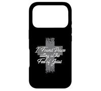 I Found Peace Sitting At The Feet Of Jesus Christian Case for iPhone 17 Pro