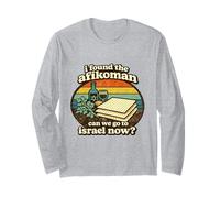 I Found The Afikomen Can We Go to Israel Passover Matzah Long Sleeve T-Shirt