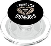 I Found This Humerus Skeleton Hands Heart Costume Men Women PopSockets PopGrip for MagSafe