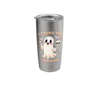I Found This Humorous Halloween Ghost Design Stainless Steel Insulated Tumbler