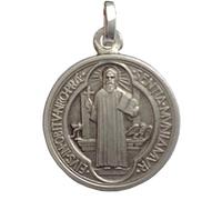 I G J 925 Sterling Silver Saint Benedict Medal - The Patron Saints Medals