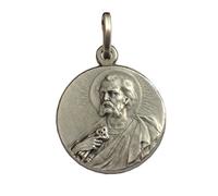 I G J 925 Sterling Silver Saint Peter The Apostle Medal - The Patron Saints Medal