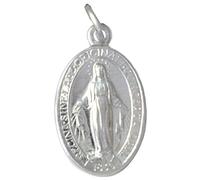 I G J LOT OF THE MIRACULOUS MEDAL - THE ORIGINAL ONE - 100 MADE IN ITALY - THE PATRON SAINTS MEDALS (Lot of 20 Medals)