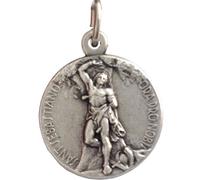 I G J SAINT SEBASTIAN MEDAL - 100% MADE IN ITALY - THE PATRON SAINTS MEDALS