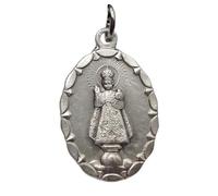 I G J THE JESUS CHILD OF PRAGUE OVAL SHAPE MEDAL - THE PATRON SAINTS MEDALS - 100% MADE IN ITALY