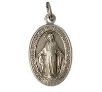 I G J THE MIRACULOUS MEDAL - THE ORIGINAL ONE - 100% MADE IN ITALY - THE PATRON SAINTS MEDALS