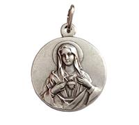 I G J The Sacred Heart of Mary Medal - The Patron Saints Medals