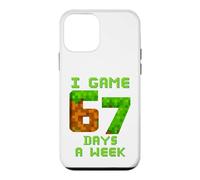 I Game 67 Hours Per Day Six Seven Gamer Pixel Case for iPhone 12 mini