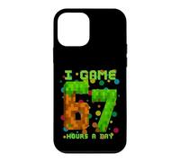 I Game 67 Hours Per Day Six Seven Gamer Pixel Case for iPhone 12 mini