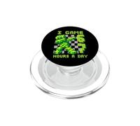 I Game 67 Hours Per Day Six Seven Gamer Pixel PopSockets PopGrip for MagSafe