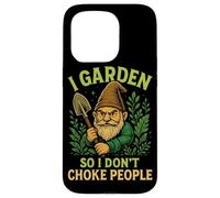 I Garden So I Don't Choke People Gnome Case for iPhone 15 Pro