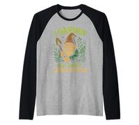 I Garden So I Don't Choke People Gnome Raglan Baseball Tee