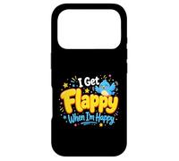 I Get Flappy When I'm Happy Autism Awareness Proud Autistic Case for iPhone 17 Pro