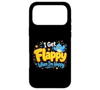 I Get Flappy When I'm Happy Autism Awareness Proud Autistic Case for iPhone 17 Pro Max