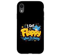 I Get Flappy When I'm Happy Autism Awareness Proud Autistic Case for iPhone XR