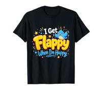 I Get Flappy When I'm Happy Autism Awareness Proud Autistic T-Shirt